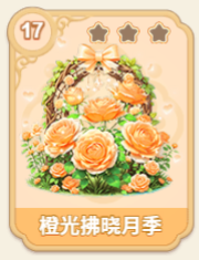 橙光拂晓月季